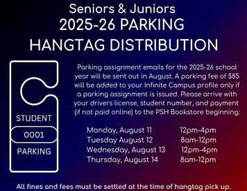 2025-2026 Parking - Hangtag Distribution